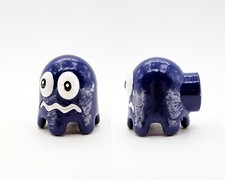 Perilla tiradora de cajón Pac Man Blue Ghost | Decoración artesanal para sala de videojuegos Nintendo