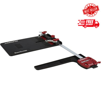 1403 Universal Saw Guide for Circular and Jig Saws Rip Guide Extends 14in Cut...