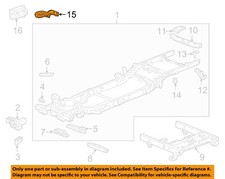 GM OEM 19-23 Escalade ESV Frame Frame Components-Tow Hook 84338710