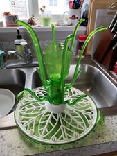 Munchkin Sprout Countertop Bottle Drying Rack Utensils Baby Bottles Straws