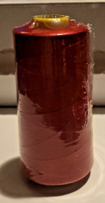 Nähgarn rot 3000yds Polyester-Nähfaden für Hand- und Maschinennähen 1 Rolle