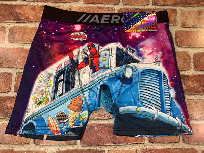 NWT Men s Aeropostale Marvel Deadpool Boxer Brief Limited Edition Sz XL