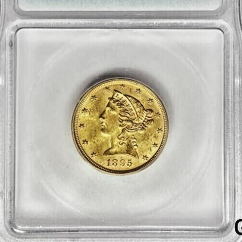 1895-P Liberty Gold $5 ICG MS65.  LOW SHIPPING!!