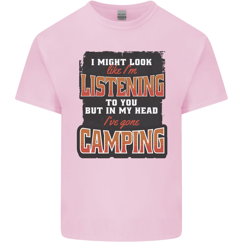 My Head I've Gone Camping Funny Kids T-Shirt Childrens - Picture 7 of 15