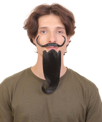 YOSOO - Moustache De Costume 6 PCS - Fausse Moustache Barbe Costume