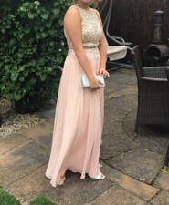 Prom Dress size 8 Blush Pink with Sparkle Detail