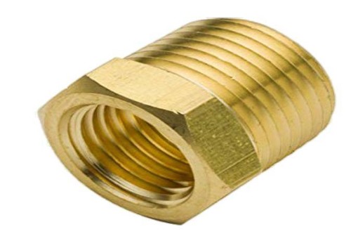 1/2" X 3/8" NPT Heavy Duty Brass HEX Reducer Bushing Air Suspension Bags