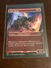 Magic the Gathering Kamigawa Neon Dynasty Showcase Akki Ronin