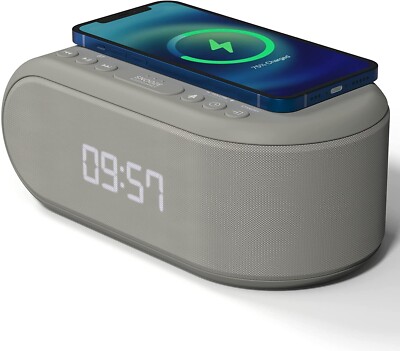 i-Box Bedside QI Wireless Charging Wecker UKW Radio, USB