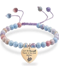 AICase Taylor Quotes Merch Gifts Natural Stone Bracelet Christmas Birthday