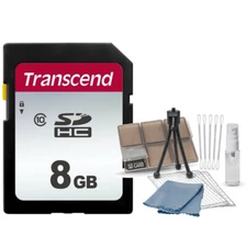Transcend 8GB SDHC Class 10 Memory Card + Case Organizer Deluxe Starter Kit