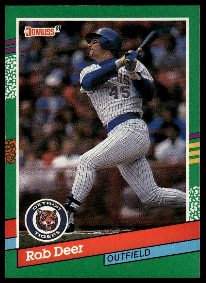 1991 Donruss #729 Rob Deer