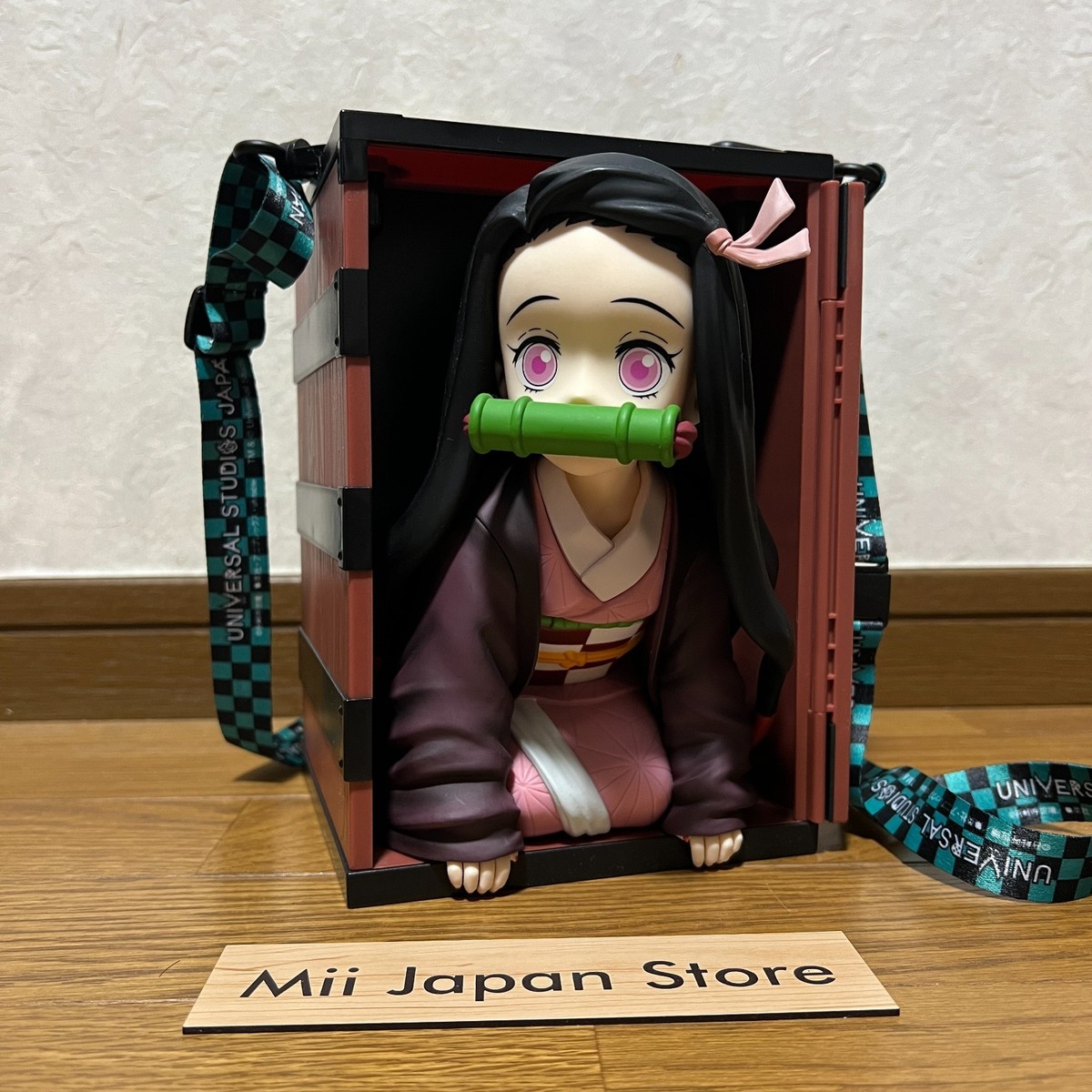 nesessaire 永遠のリボンPO USJ Limited Demon Slayer Nezuko Kamado Popcorn Bucket Figure Japan