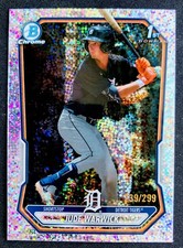 2026 Bowman Chrome Prospects  Jude Warwick Speckled Refractor 56/299 1st Bowman