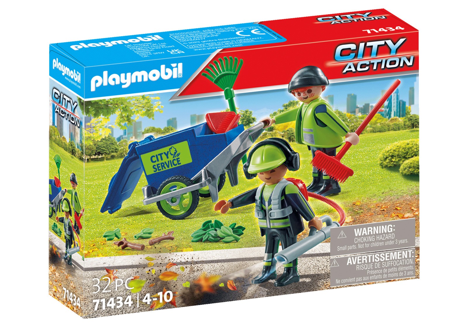 ИГРОВАЯ площадка PLAYMOBIL 71434 Stadtreinigungsteam, Мехрфарбиг