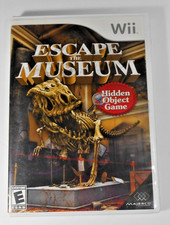 Wii ESCAPE THE MUSEUM NINTENDO VIDEO GAME COMPLETE W/CASE & MANUAL~x24