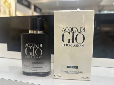 Giorgio Armani Acqua Di Gio PARFUM 2.5 oz **100 % AUTHENTIC** NEW SEALED**