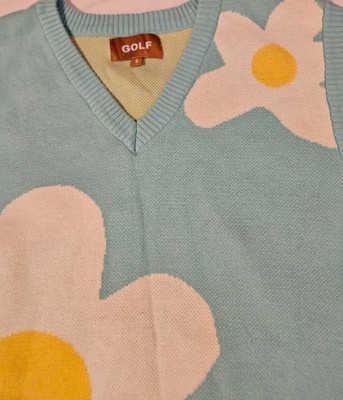 Golf Wang Le Fleur Flower Sweater Vest Size Small | eBay