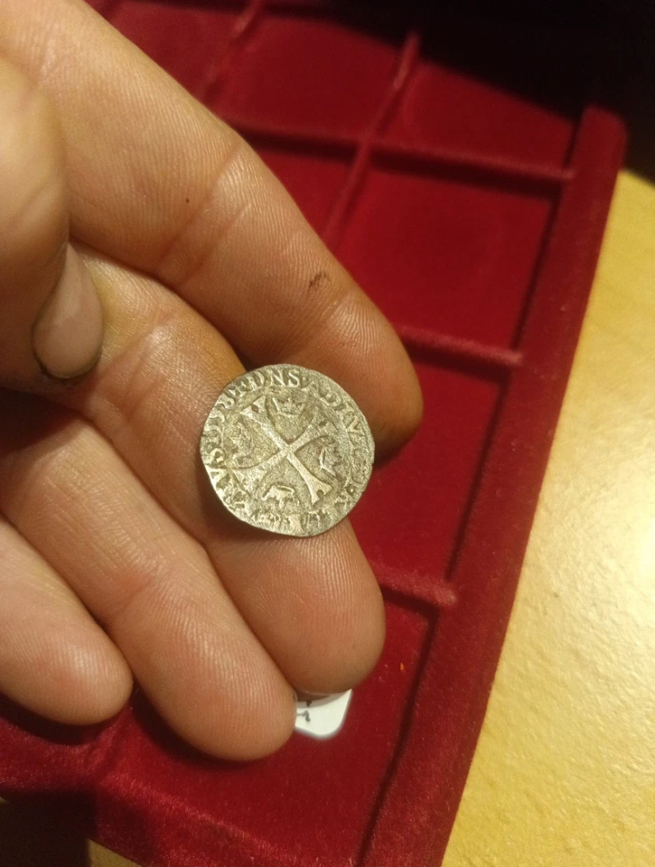 Monnaie Royale Argent  Dombes, Henri II de Montpensier, Douzain, 1598, Trévoux - Photo 2/4