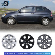 14 Hubcaps For 2008-2011 Hyundai Accent Sedan Hatchback Wheel Rim Covers 4-pack 14 Hubcaps For 2008-2011 Hyundai Accent Sedan Hatchback Wheel Rim Covers 4-pack