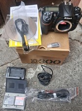 Nikon D300 12.3 MP Digital SLR Camera - Black Body Only Original Box