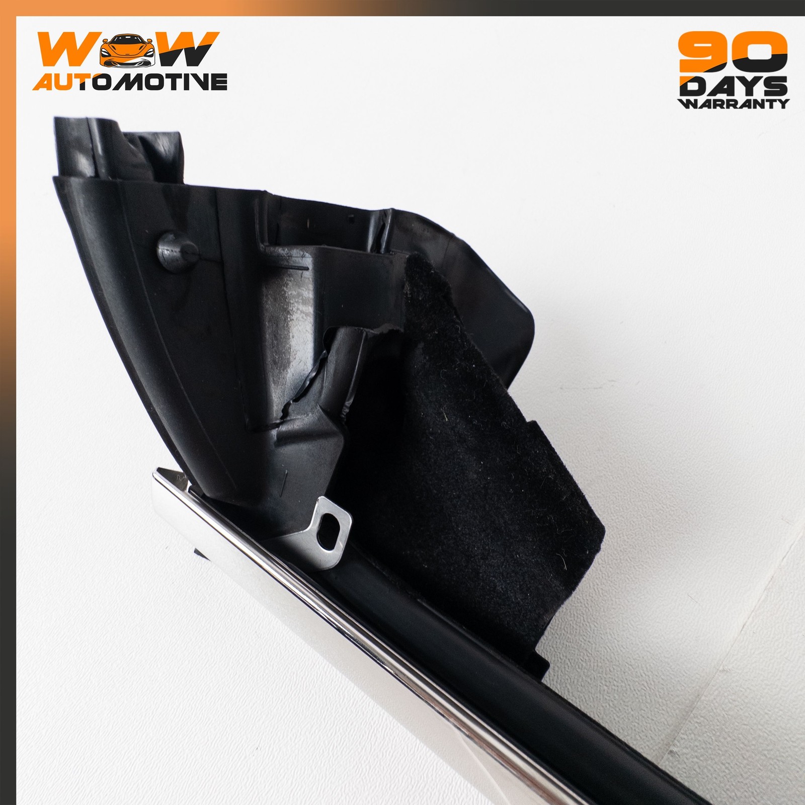 07-11 BENTLEY CONTINENTAL GTC FRONT LEFT OUTSIDE WINDOW WEATHER SEAL MOLDING OEM