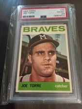 1964 Topps Joe Torre #70 Graded PSA 2.5 Rookie Baseball Card. rookie card picture