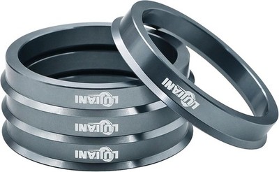 4 Pack Universal Car Hub Centric Ring, 57.1 mm ID to 66.6 mm OD Centerbore, Alum