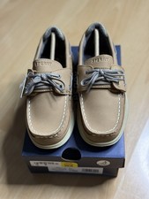 Sperry Lanyard Jr Boat Shoes Toddler Size 4M Tan New In Box