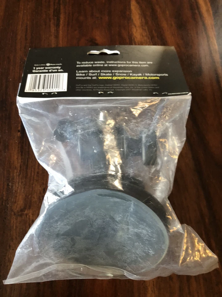 GOPRO HERO WINDOW SUCTION CUP 1/4"-20 TRIPOD MOUNT for GoPro HD Hero 3-4-5 HERO6 - Image 2 of 4