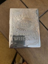 Jack Daniels vecchio numero 7 portasigarette/portafoglio in metallo whisky