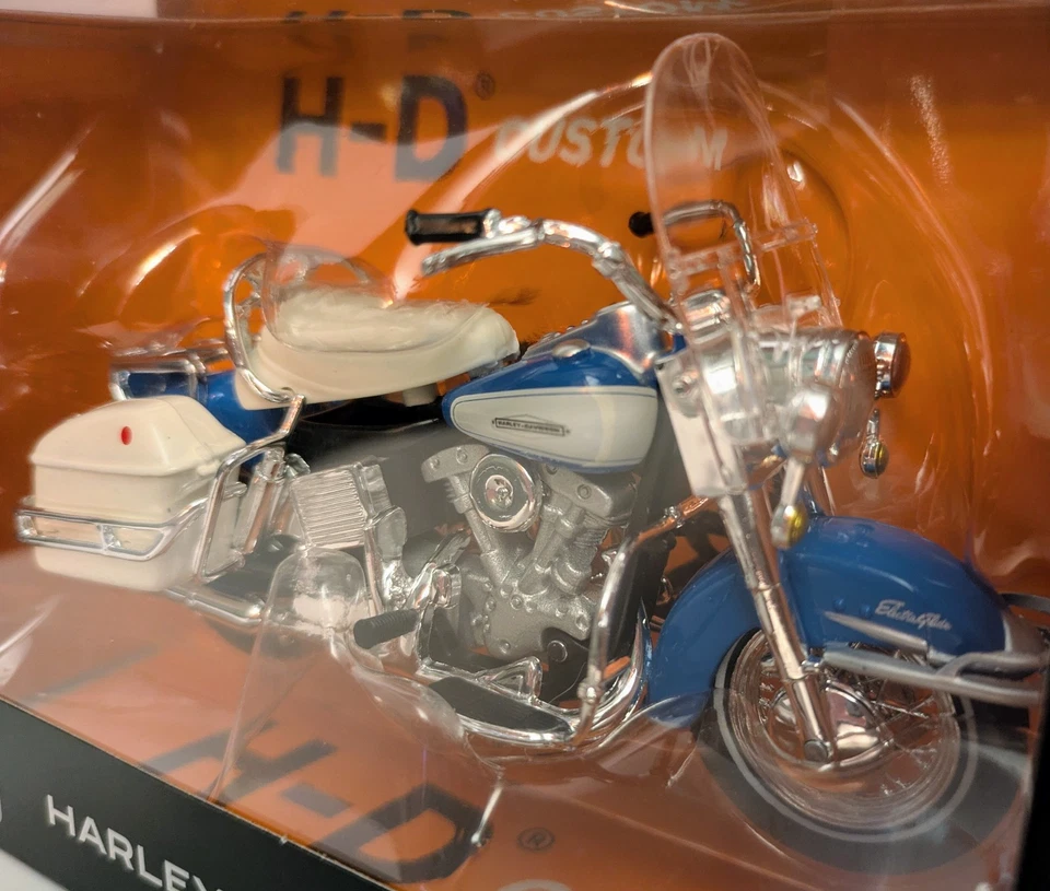 Maisto Harley Davidson 1966 FLH Electra Glide Series 44 1:18 Die Cast Foto 2 de 4