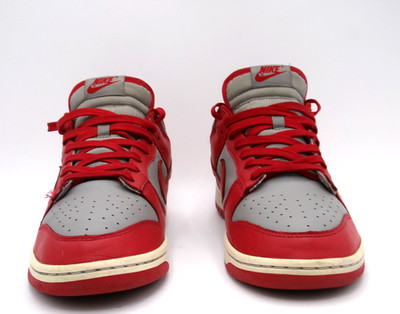 Nike Dunk Low Retro UNLV DD1391-002 Men's 11 Gray Red Leather Sneakers