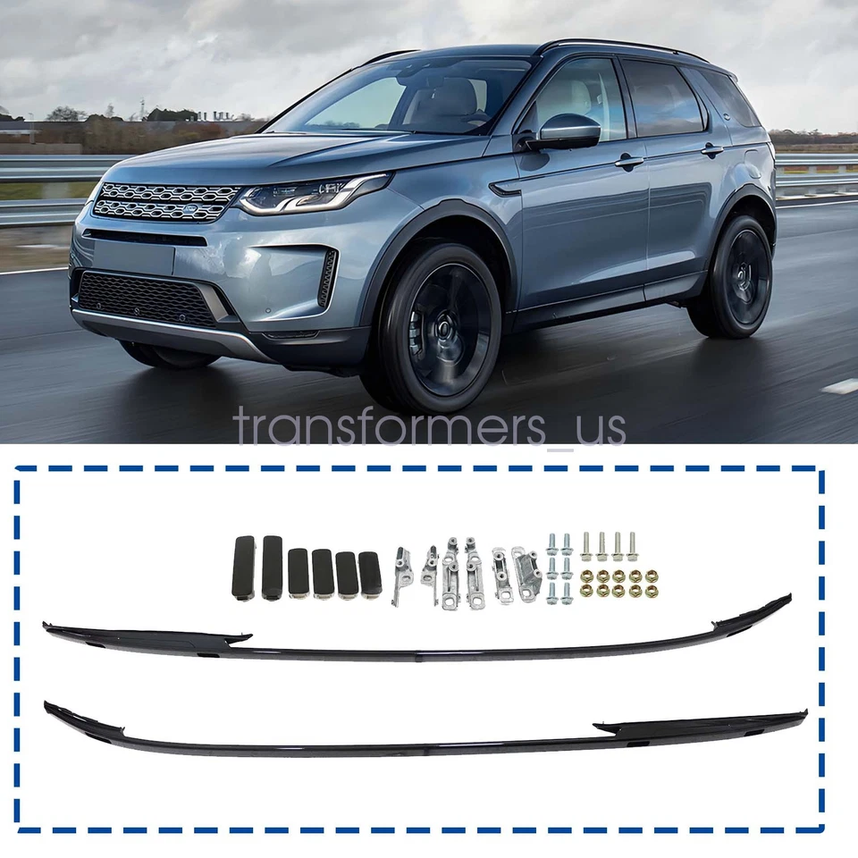 Barras portadoras de techo para Land Rover Discovery Sport 2015-2025 negras par de barras Foto 2 de 4