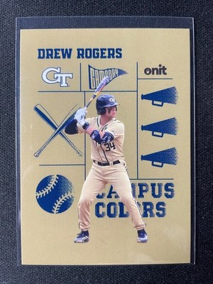 2026 Onit Athlete Drew Rogers Campus Colors #CC-4 Georgia Tech Baseball!!!