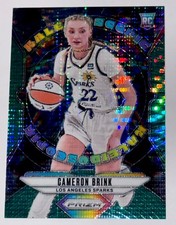 Cameron Brink 2024 Panini WNBA Prizm Kaleidoscopic Green Pulsar Prizm RC /25!