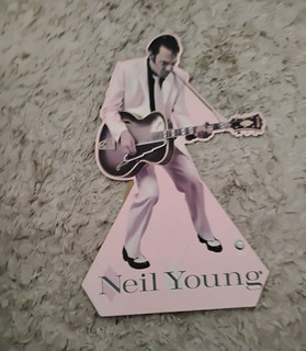 Neil Young Cardboard Standee Cutout Display Rock & Pop Music Memorabilia