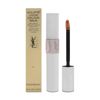 Yves Saint Laurent Nude Lip Gloss Volupte Liquid Lip Balm 4 Spy On Me Nude NEU