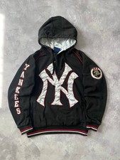 Majestic MLB Yankees Men's Pullover Hoodie Black LOGO M