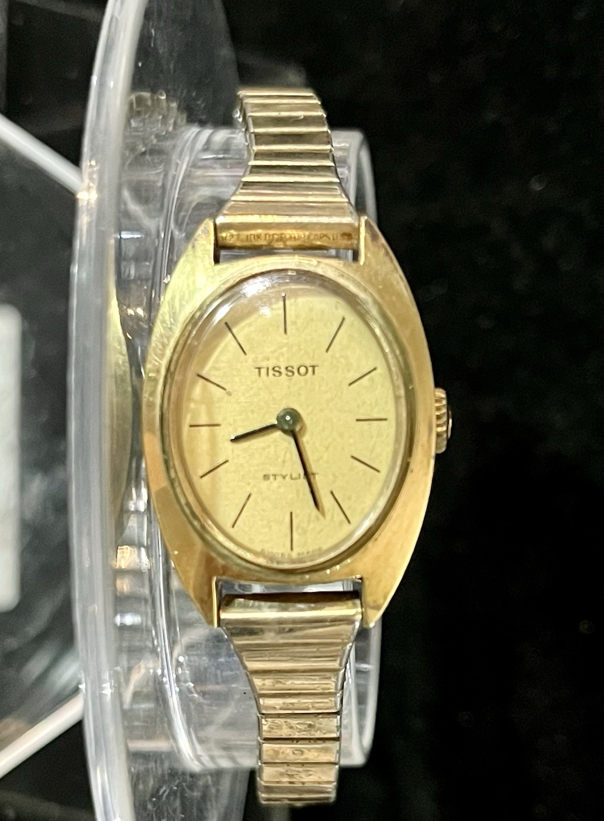 VTG. Tissot Stylist Swiss 17J 10k RGP woman’s wristwatch Works