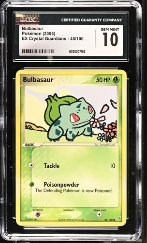 Bulbasaur graded CGC 10 for sale on eBay