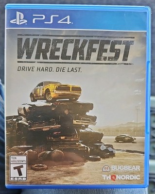 Wreckfest (Sony PlayStation 4 PS4/5 2019 - Tested - CIB - Pre Owned - Great Cond