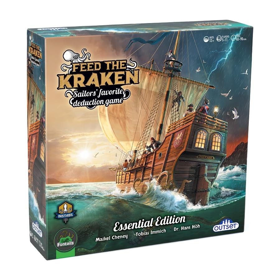 Outset Media Feed The Kraken - A Sailors Favorite Deduction Game - for 5 to 11