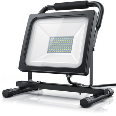 Brandson 60W LED Baustrahler Outdoor 6000 Lumen IP65 wasserfest Arbeitsleuchte