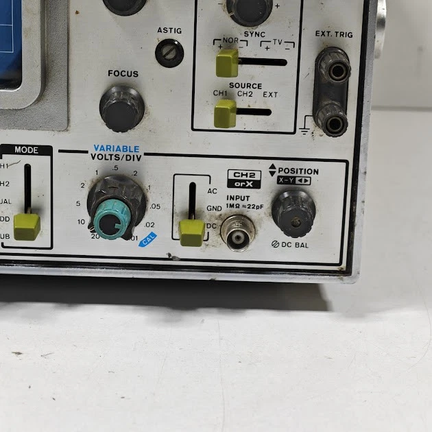Trio CS-1560A 15MHz Oscilloscope - Untested, Turns ON/OFF - Image 4 of 4