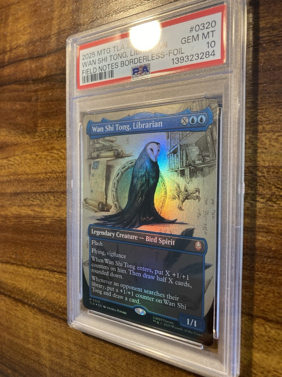 MTG✨WAN SHI TONG, LIBRARIAN Brdrless FOIL✨TLA Avatar: Field