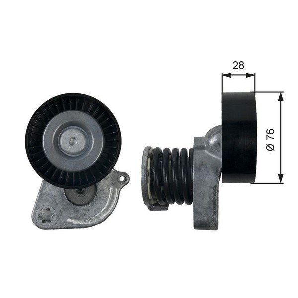 Gates Riemenspanner, Keilrippenriemen Drivealign™ T39207-image