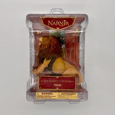RARE Disney Store Narnia Aslan Action Figure 2005 MOC Sealed Lion Witch Wardrobe