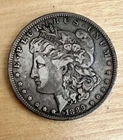 1889-P Toned US Mint Morgan Silver Dollar Coin