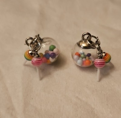 Cute Candy Drop Earrings Set Women Girls Dangle Jewelry